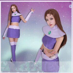Star-fire Cosplay Costume Superhero Costume Anime
